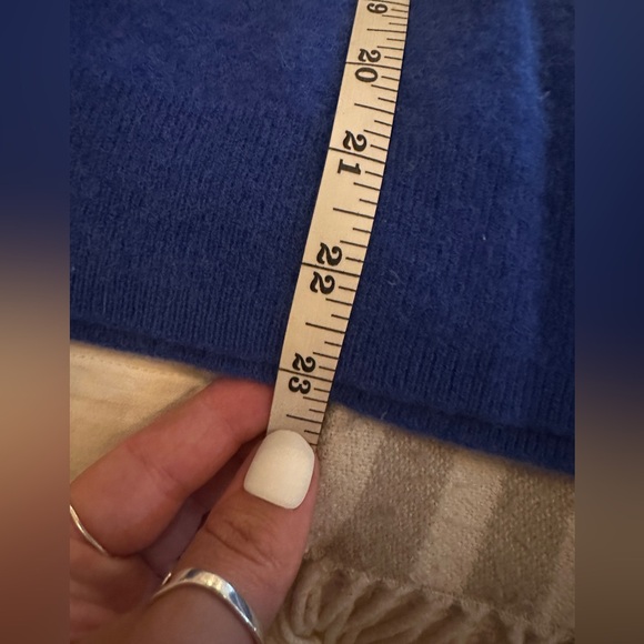 Blue J Crew Cashmere sweater size L - Picture 4 of 5